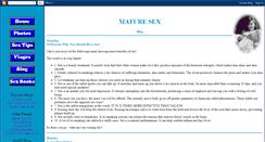 Desktop Screenshot of maturesex-blog.blogspot.com
