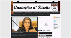 Desktop Screenshot of anotacoesdireito.blogspot.com