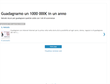 Tablet Screenshot of guadagnamo-un-1000000.blogspot.com