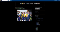 Desktop Screenshot of dallealpiaglialpeggi.blogspot.com