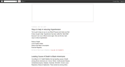 Desktop Screenshot of healthyblackman.blogspot.com