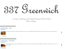 Tablet Screenshot of 337greenwich.blogspot.com