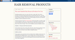 Desktop Screenshot of hairremovalproduct.blogspot.com