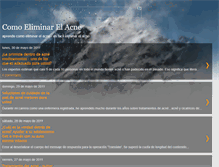 Tablet Screenshot of eliminar-el-acne.blogspot.com