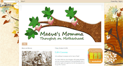 Desktop Screenshot of maevesmomma.blogspot.com