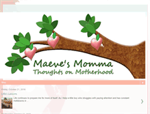 Tablet Screenshot of maevesmomma.blogspot.com