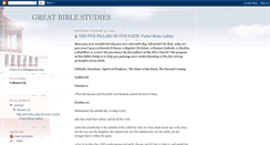 Desktop Screenshot of greatbiblestudies2c.blogspot.com