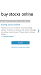 Mobile Screenshot of howtobuystockonline.blogspot.com