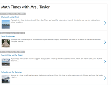 Tablet Screenshot of mathtimeswithmrstaylor.blogspot.com