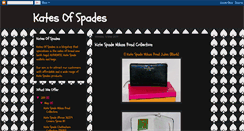 Desktop Screenshot of katesofspades.blogspot.com