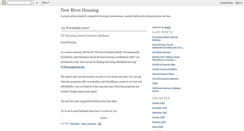 Desktop Screenshot of newriverhousing.blogspot.com
