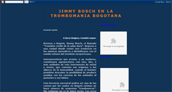 Desktop Screenshot of jimmyboschenlatrombomania.blogspot.com