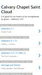 Mobile Screenshot of calvarychapelsaintcloud.blogspot.com