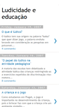 Mobile Screenshot of ludicidade-e-educao.blogspot.com