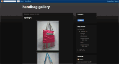 Desktop Screenshot of annehandbaggallery.blogspot.com
