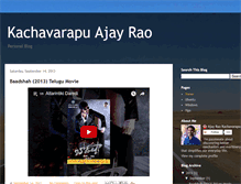 Tablet Screenshot of kachavarapuajay.blogspot.com