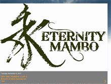 Tablet Screenshot of eternitymambo.blogspot.com