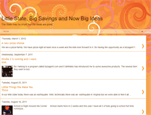 Tablet Screenshot of littlestatebigsavings.blogspot.com