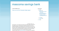 Desktop Screenshot of mascomasavingsbank.blogspot.com