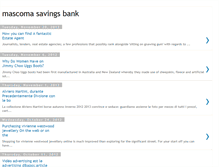Tablet Screenshot of mascomasavingsbank.blogspot.com