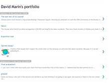 Tablet Screenshot of dmarinportfolio.blogspot.com
