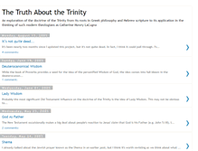 Tablet Screenshot of aboutthetrinity.blogspot.com