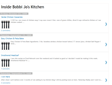 Tablet Screenshot of insidebobbijoskitchen.blogspot.com