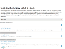 Tablet Screenshot of langkawihomestay.blogspot.com