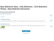 Tablet Screenshot of boysbedroomdecoration.blogspot.com