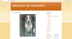 Desktop Screenshot of mascotaenadopcion.blogspot.com