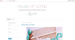 Desktop Screenshot of house-of-scrap.blogspot.com