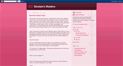 Desktop Screenshot of einsteinsrelative.blogspot.com