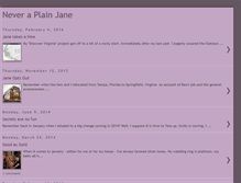 Tablet Screenshot of neveraplainjane.blogspot.com