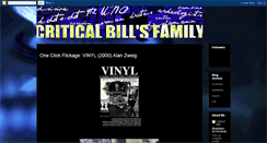 Desktop Screenshot of criticalbillscorner.blogspot.com