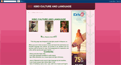Desktop Screenshot of igbo-cultures.blogspot.com