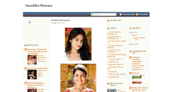 Desktop Screenshot of anushkasharma24.blogspot.com