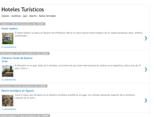 Tablet Screenshot of hotelesturisticos.blogspot.com