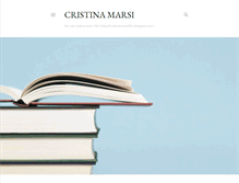 Tablet Screenshot of cristinamarsi.blogspot.com