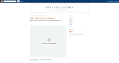 Desktop Screenshot of minicollection.blogspot.com