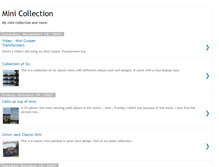 Tablet Screenshot of minicollection.blogspot.com