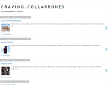 Tablet Screenshot of cravingcollarbones.blogspot.com