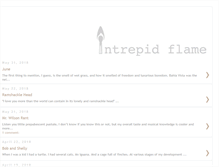 Tablet Screenshot of intrepidflame.blogspot.com