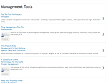 Tablet Screenshot of managementtoolz.blogspot.com