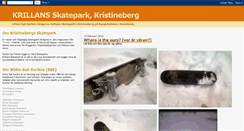 Desktop Screenshot of kristinebergskatepark.blogspot.com