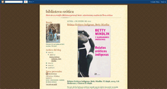 Desktop Screenshot of biblioteca-erotica.blogspot.com