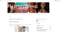 Desktop Screenshot of myfroggyprincess.blogspot.com