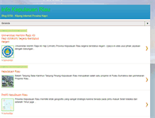 Tablet Screenshot of infoprovkepulauanriau.blogspot.com