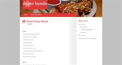 Desktop Screenshot of dapurnya-bunda.blogspot.com