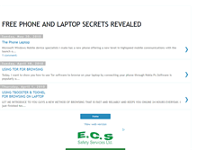 Tablet Screenshot of freephoneandlaptopsecretsrevealed.blogspot.com