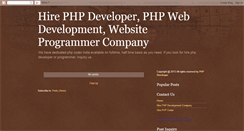 Desktop Screenshot of hire-php-application-developer.blogspot.com